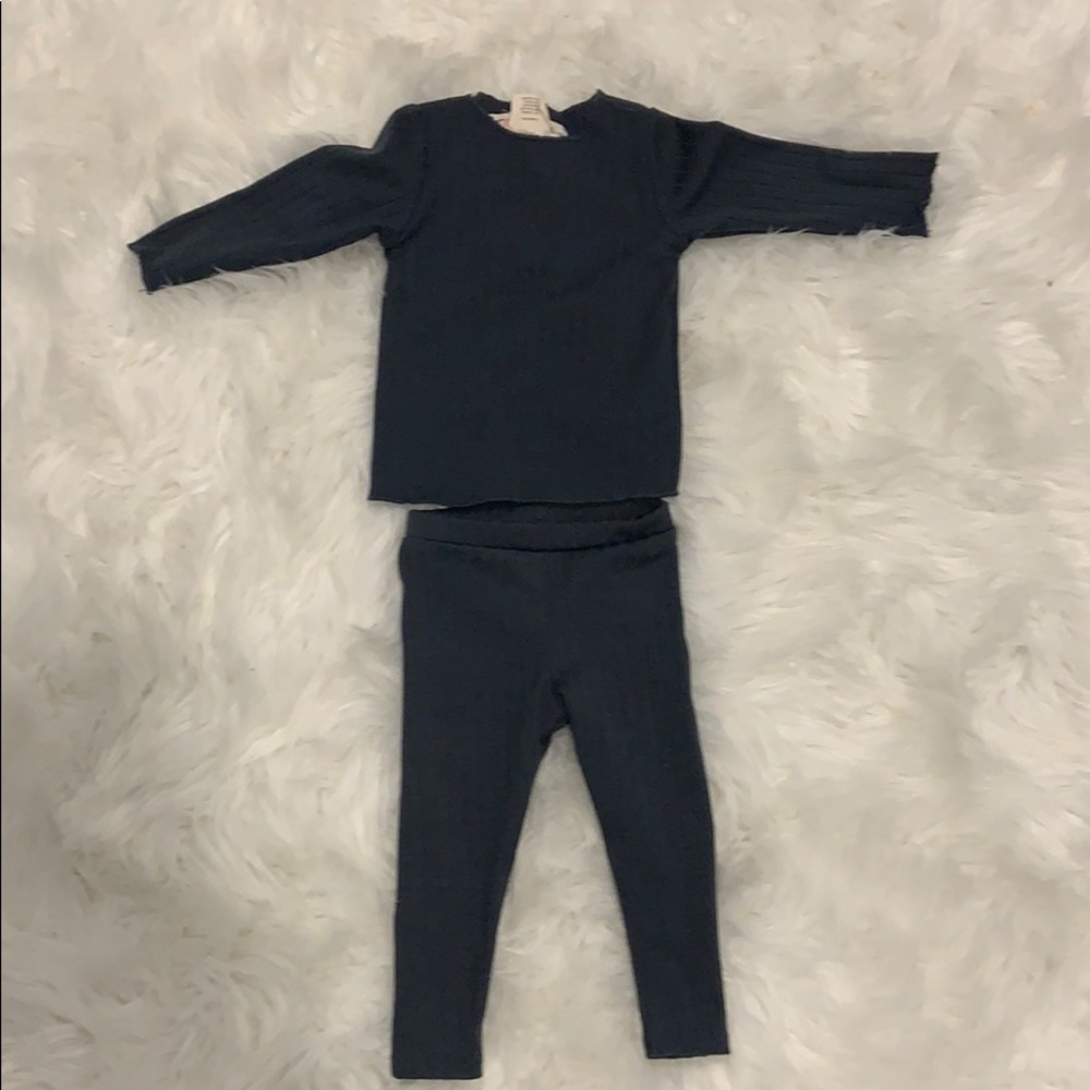 Ribbed two piece set